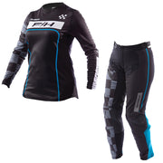 Fasthouse - Womens Grindhouse Pro Apex Black/Electric Blue MX Combo