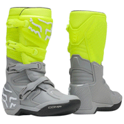 Fox - 2027 Youth Comp Yellow/Grey MX Boots