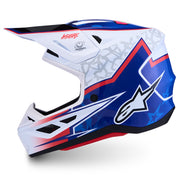 Alpinestars - SM7 Blaster White/Blue/Red Helmet