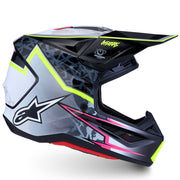 Alpinestars - SM7 Blaster Black/Grey/White/Yellow Helmet