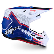 Alpinestars - SM7 Blaster White/Blue/Red Helmet