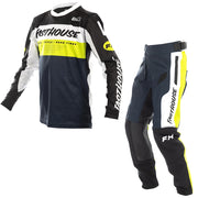 Fasthouse - Youth Grindhouse Pro Daytona Black/Flo Green MX Combo
