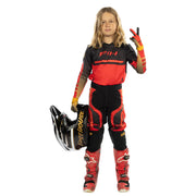 Fasthouse - Youth Elrod React Racing Red/Black MX Combo