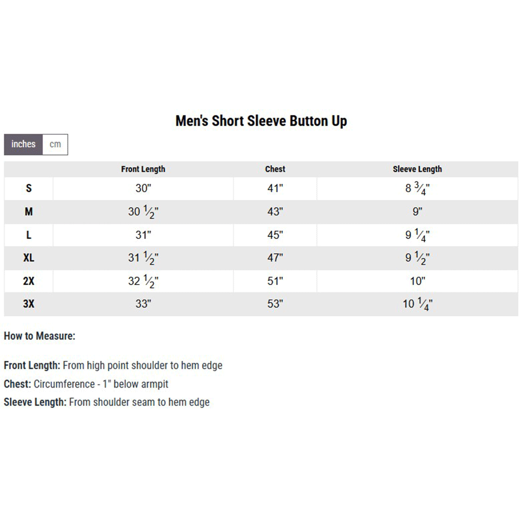 Fasthouse - TB Island Hopping Blue Hawaiian Shirt Size Guide