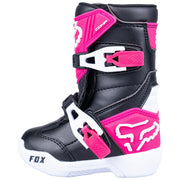 Fox - 2025 Kids Comp Black/Pink Mx Boots