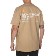Akin Moto - Hakone Khaki Tee