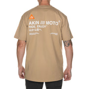 Akin Moto - Hakone Khaki Tee