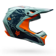 Fox - 2026 V1 Image Print Teal/Orange Helmet