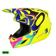 Shot - 2026 Kids Speed Ghost Neon Yellow Helmet