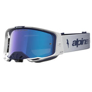 Alpinestars - Vision 8 Amber Navy/White Mirror Lens Goggle
