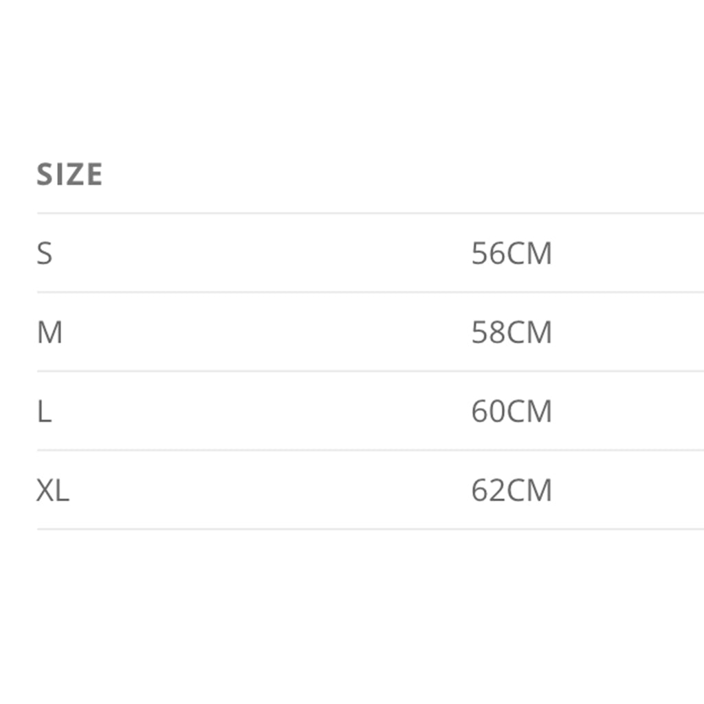 Nitro - N501 Black/Red Helmet Size Guide