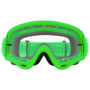 Oakley - O-Frame Moto Green Clear Lens Goggles