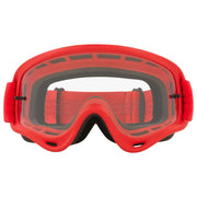 Oakley - O-Frame Moto Red Clear Lens Goggles