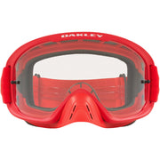 Oakley - O Frame 2.0 Pro Red W/ Clear Lens Goggles