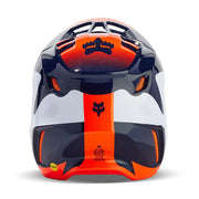 Fox - 2024 V3 Revise Navy/Orange Helmet