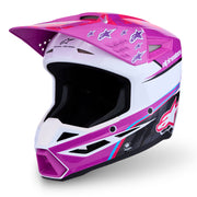 Alpinestars - Youth SM3 Falcon Purple/White/Black/Pink Helmet