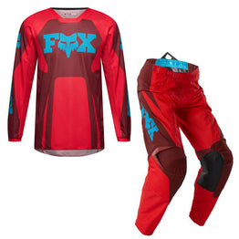 Fox - 2027 Youth 180 Raid Rust/Red MX Combo