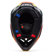 Fox - 2025 V3 RS Black/Orange Grid Helmet