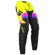 Shot - 2025 Youth Draw X-Treme Black/Yellow/Pink Pants