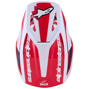 Alpinestars - 2025 SM3 Heat Red/White/Black Gloss Helmet