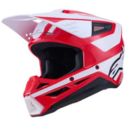 Alpinestars - 2025 SM3 Heat Red/White/Black Gloss Helmet