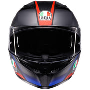 AGV - K3 Striga Matt Black/Blue/Red Helmet