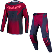 Alpinestars - 2027 Womens Techstar Swan Gray/Red MX Combo