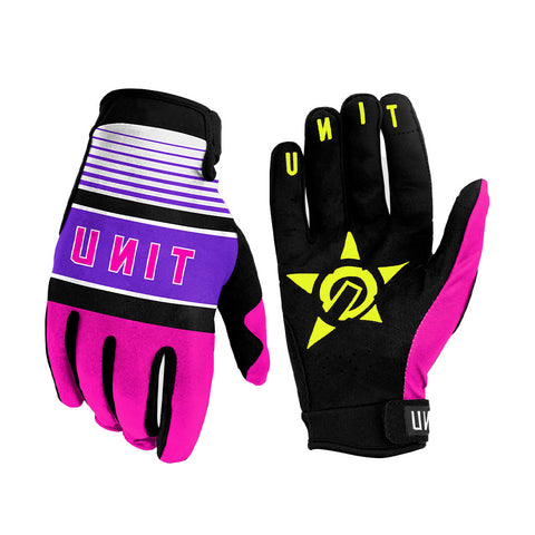 Unit - 2024 Youth Cobra Pink/Multi Gloves