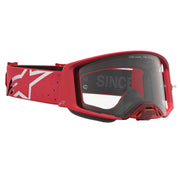 Alpinestars - Supertech Vesta Chrome/Red Clear Lens Goggle