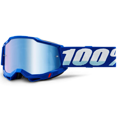100% - Accuri 2 Blue W/ Mirrored Lens Goggles