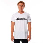 Alpinestars - Linear Wordmark White/Black Tee