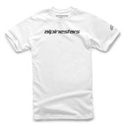Alpinestars - Linear Wordmark White/Black Tee