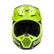 Fox - 2024 Youth V1 Statk Yellow/Red Helmet