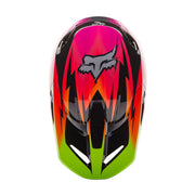 Fox - 2024 Youth V1 Statk Black/Pink/Yellow Helmet