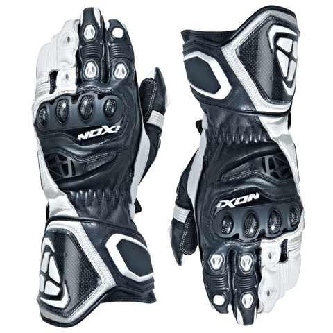 Ixon - RS Genius 2 Black/White Leather Glove