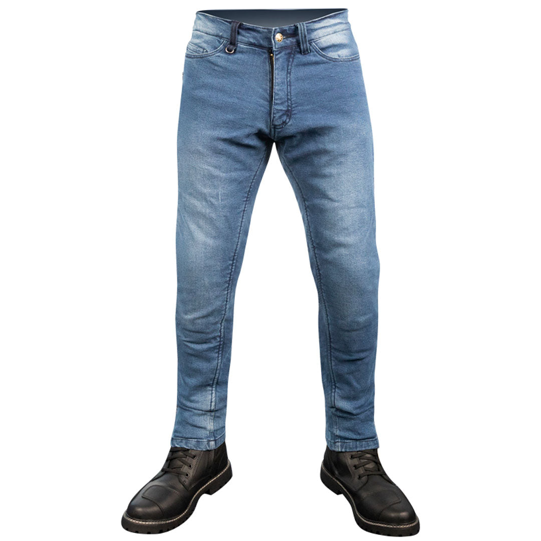 Moto Dry - Navy Stretch Denim Slim AA Rated Kevlar J... – AMA