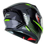 Nitro - N501 Black/Green Helmet