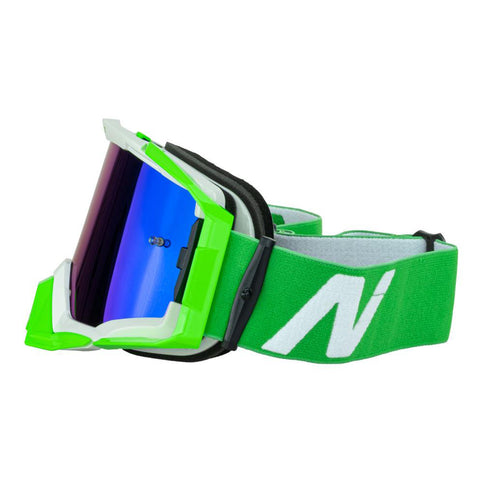 Nitro - NV-150 Green/White MX Goggles
