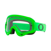 Oakley - O Frame Green W/ Clear Lens Moto Goggles