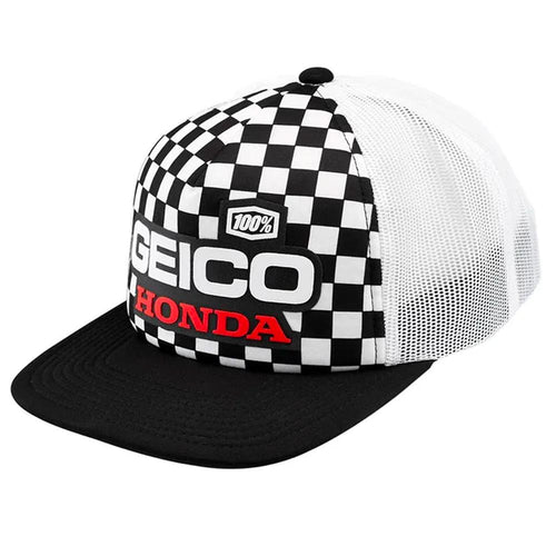 100% - Geico Honda Podium Indy Trucker Hat