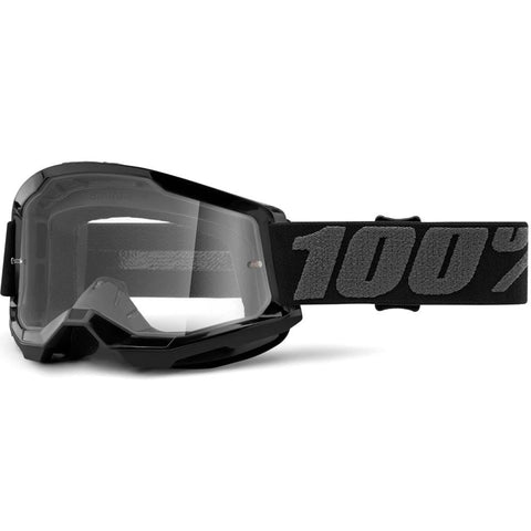 100% - Strata 2 Black Goggles