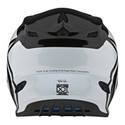 TLD - GP Overload Black/White Helmet