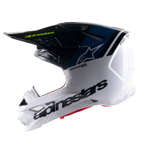 Alpinestars - S-M8 Radium Blue/White Helmet