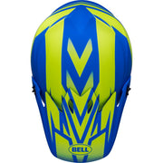 Bell - MX-9 MIPS Disrupt Blue/Hi-Viz Yellow Helmet