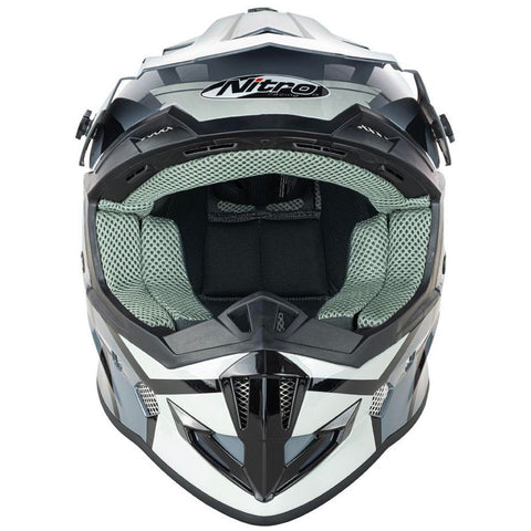 Nitro - MX700 Black/Grey Helmet