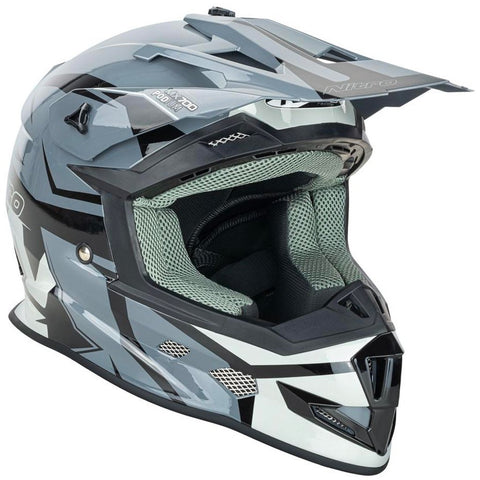 Nitro - MX700 Black/Grey Helmet