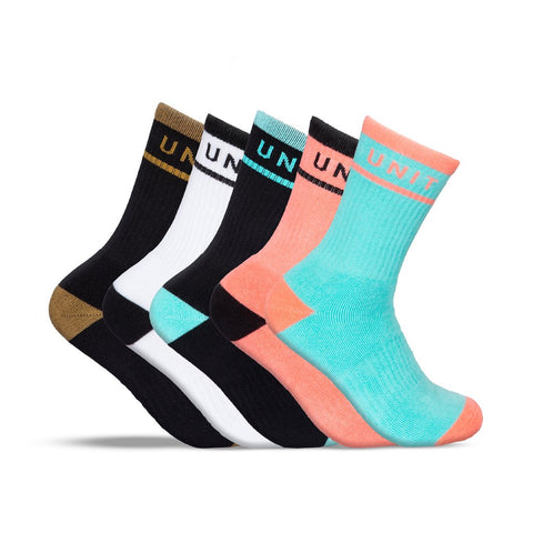 Unit - Ladies Hi-Lux 5PK Socks