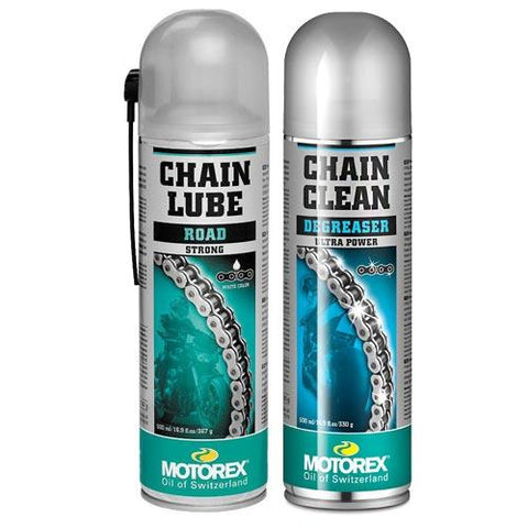 Motorex - Road Chain Lube & Cleaner Pack (4306059558989)
