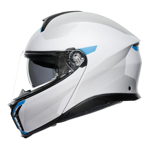 AGV - Tourmodular Fequency White/Blue Modular Helmet