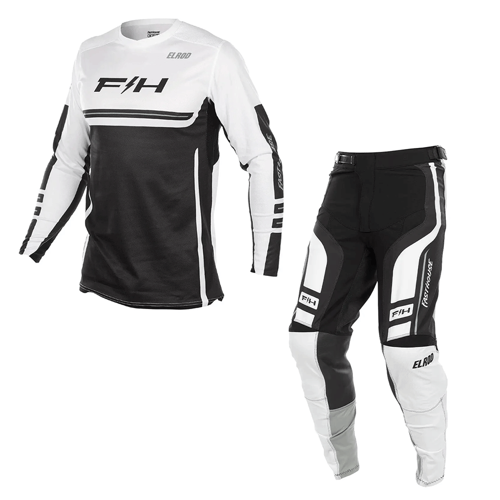 Fasthouse - Elrod React White/Black Combo
